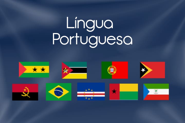 bandeiras de países que falam português